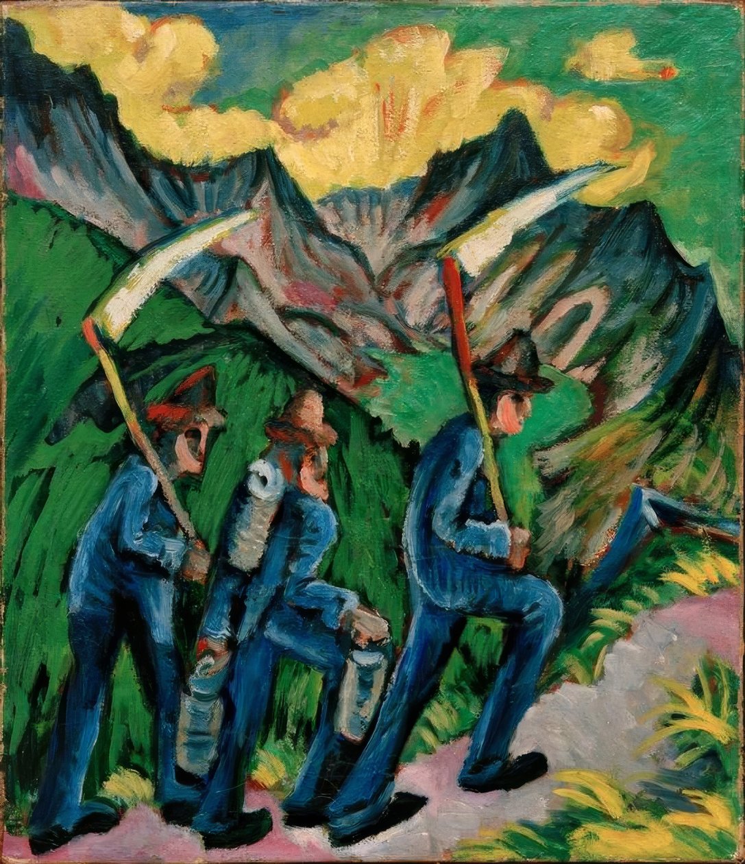 Alppien elämää tekijältä Ernst Ludwig Kirchner