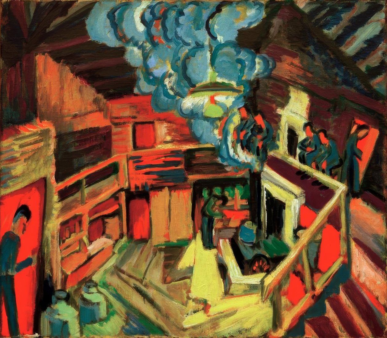 Alte Sennhütte tekijältä Ernst Ludwig Kirchner