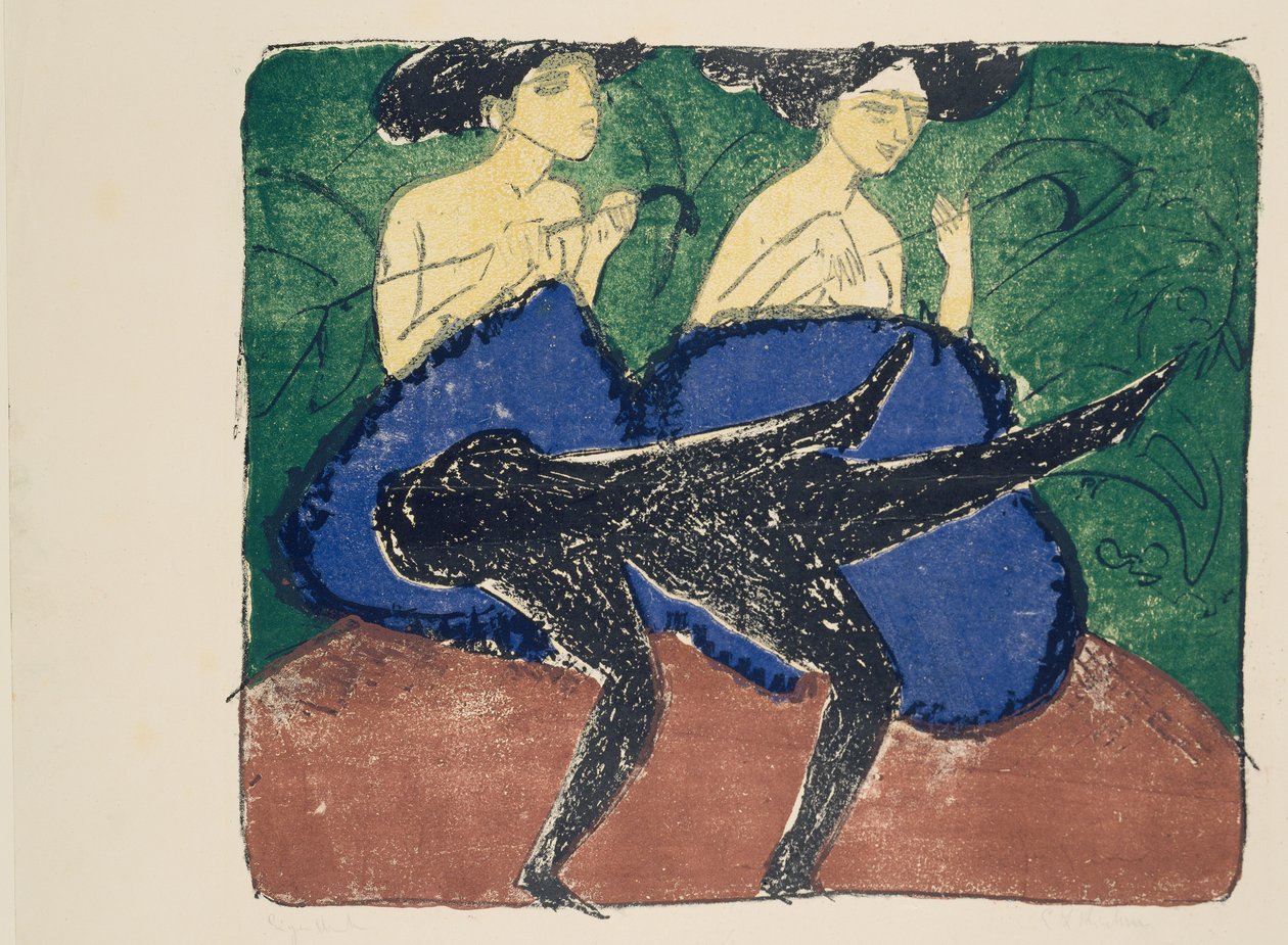 Amerikkalaiset tytöt tekijältä Ernst Ludwig Kirchner