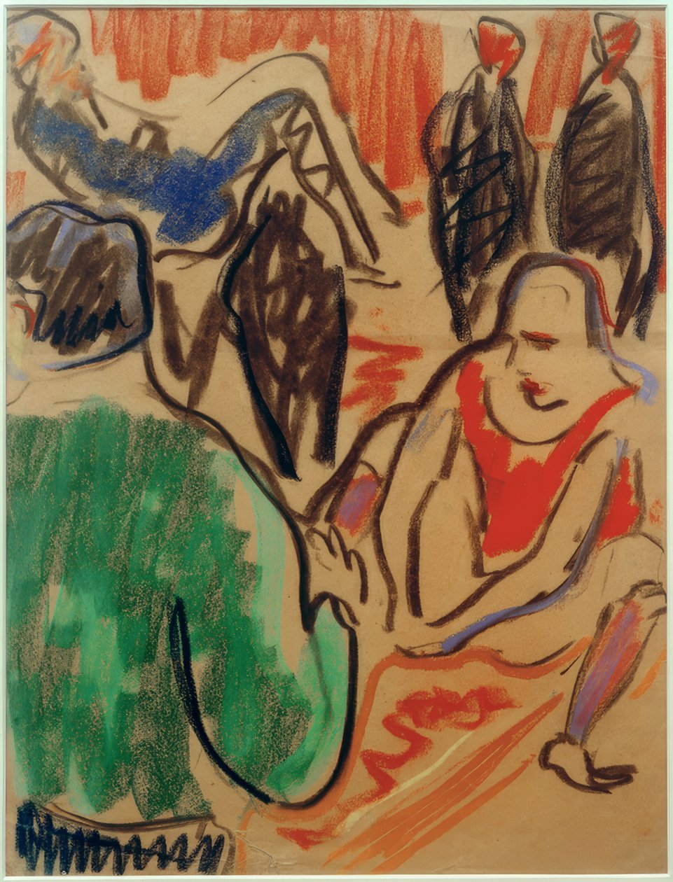 Taiteilijat (ryhmä) tekijältä Ernst Ludwig Kirchner