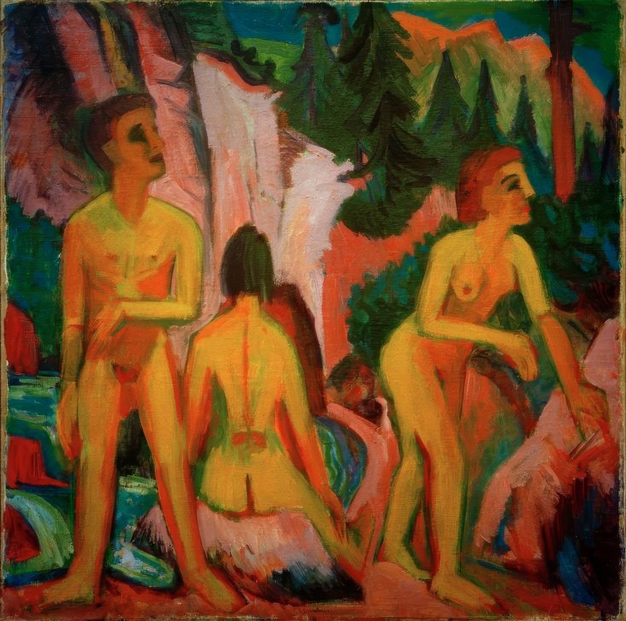 Uiminen tekijältä Ernst Ludwig Kirchner