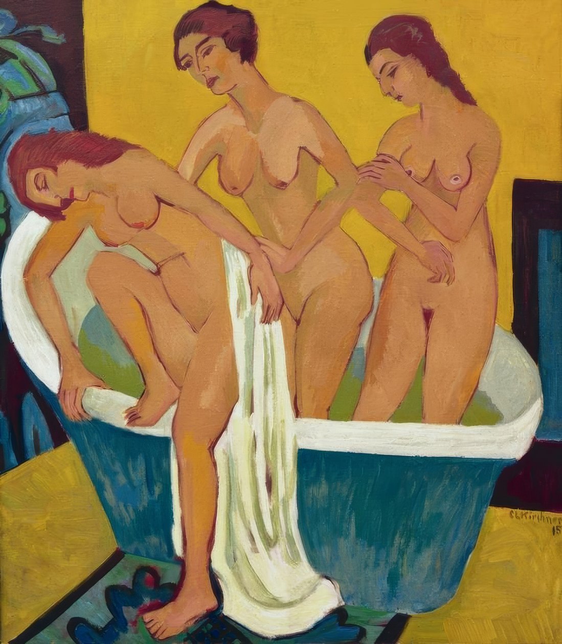 Uivia naisia tekijältä Ernst Ludwig Kirchner