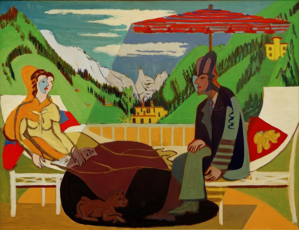 Parveke tekijältä Ernst Ludwig Kirchner