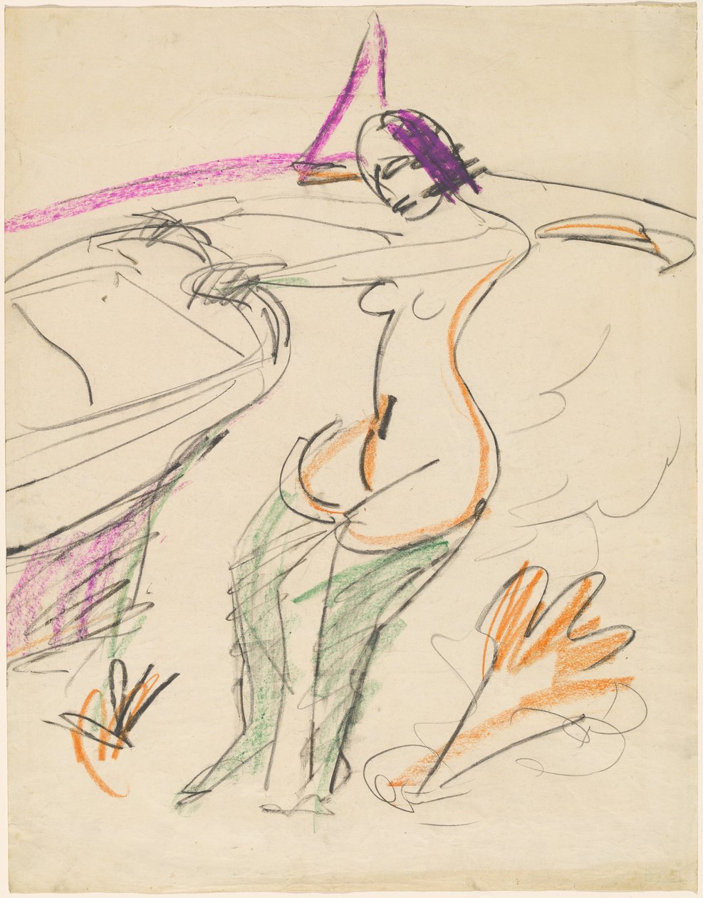 Uimari tekijältä Ernst Ludwig Kirchner