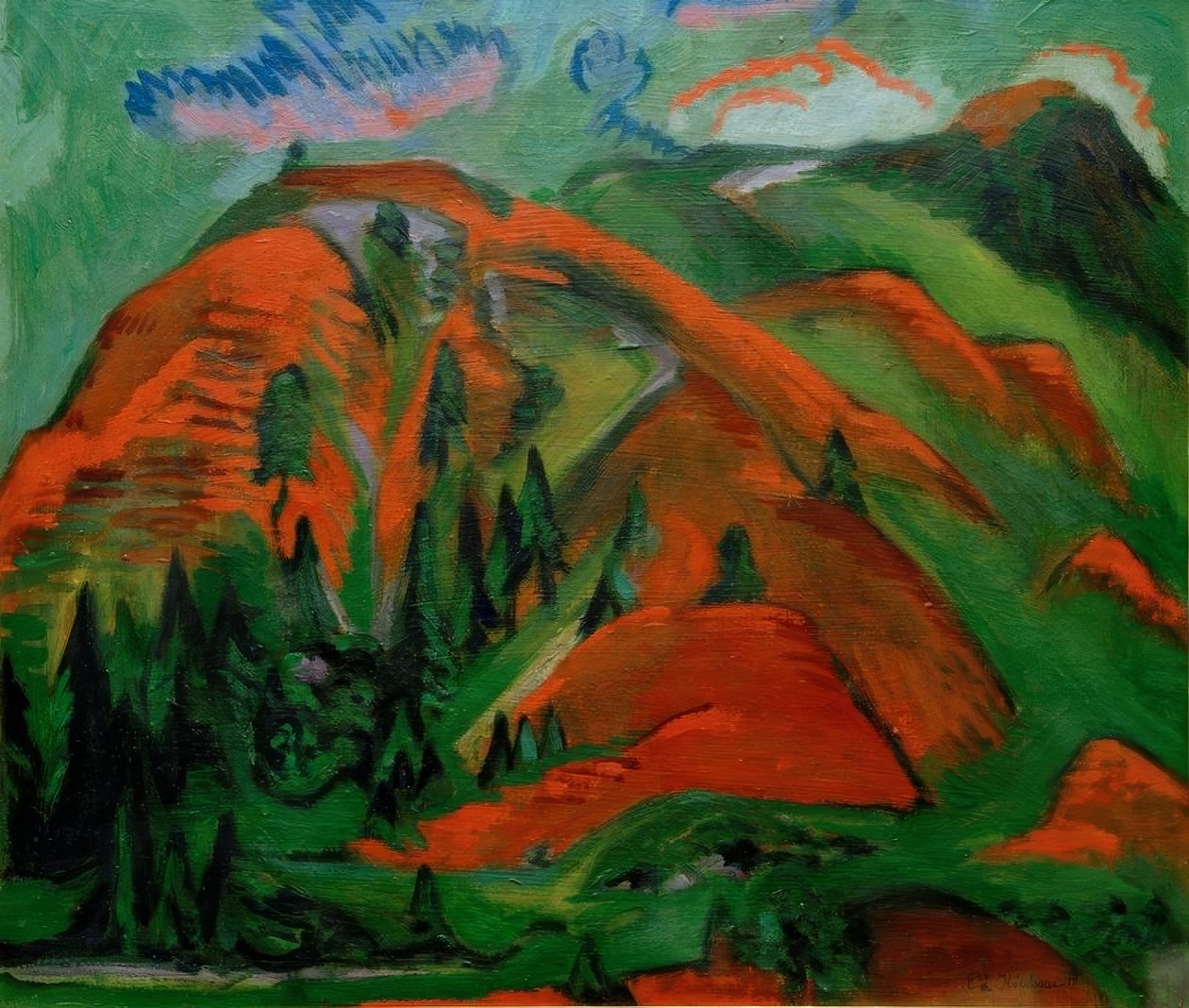Baumgrenze tekijältä Ernst Ludwig Kirchner