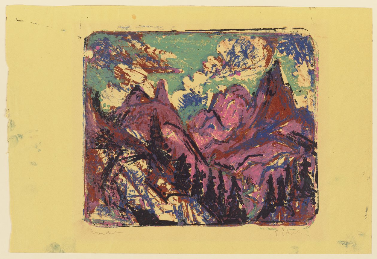 Berge tekijältä Ernst Ludwig Kirchner