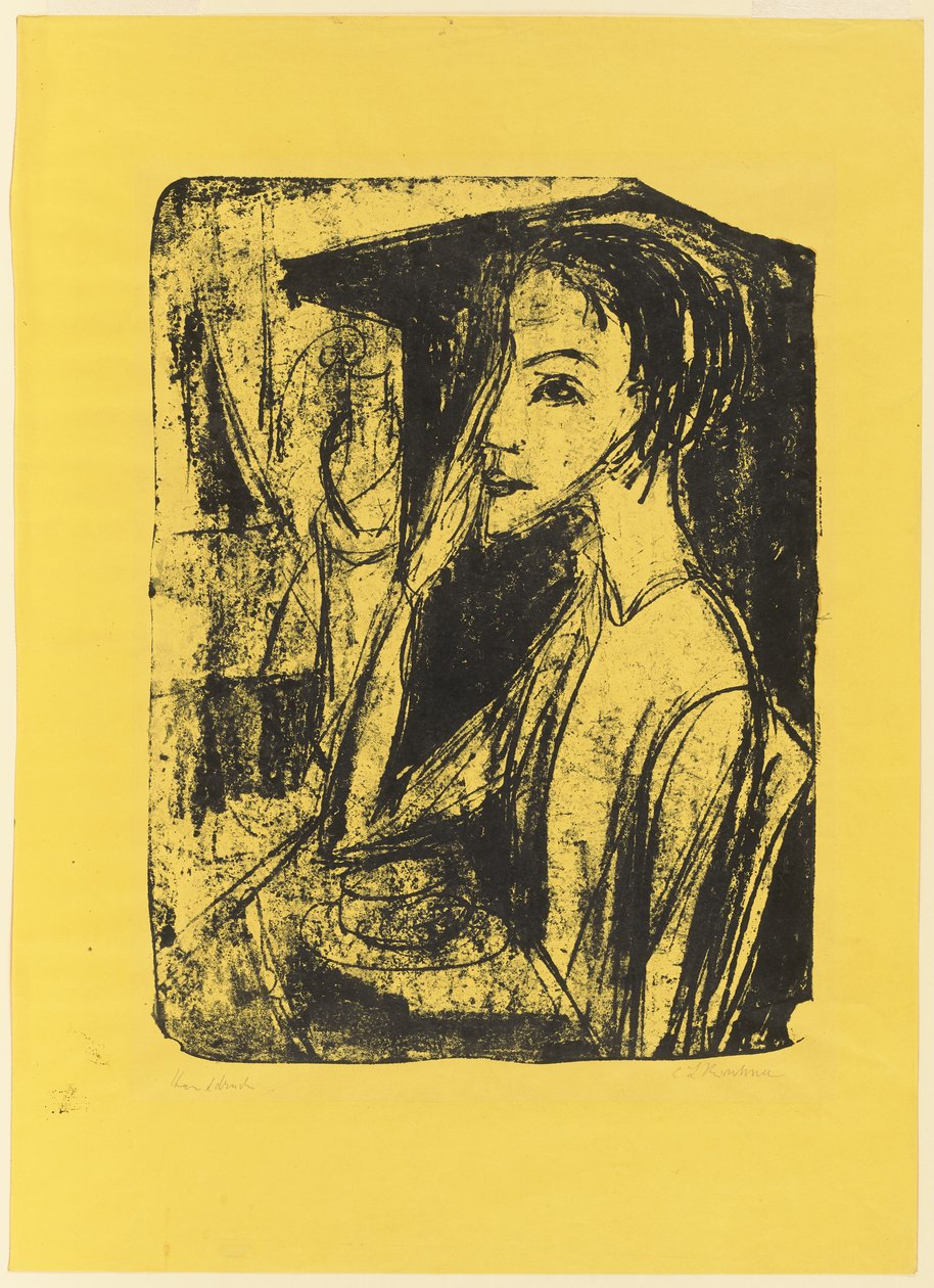 Porträt von Frau Nelly Fehr tekijältä Ernst Ludwig Kirchner