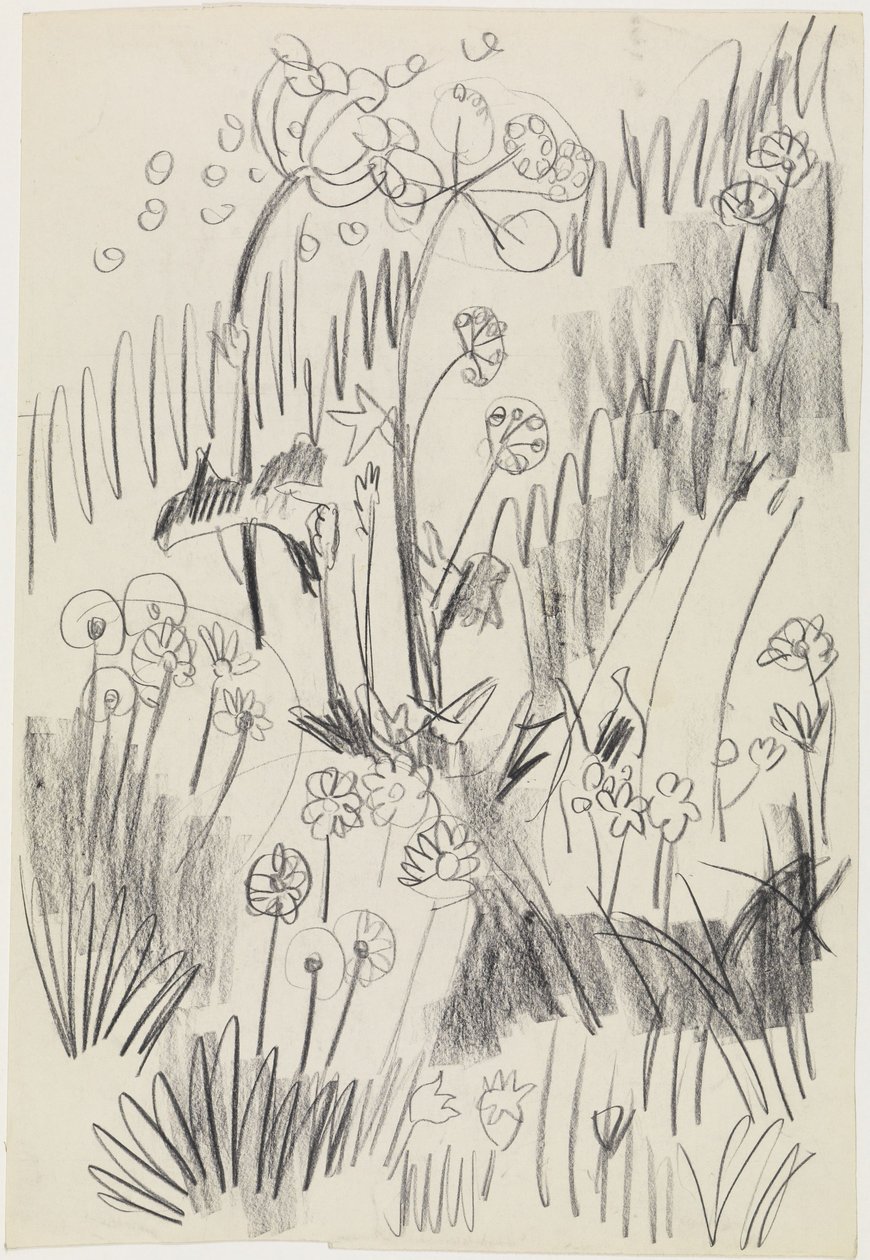 Kukkiva niitty tekijältä Ernst Ludwig Kirchner