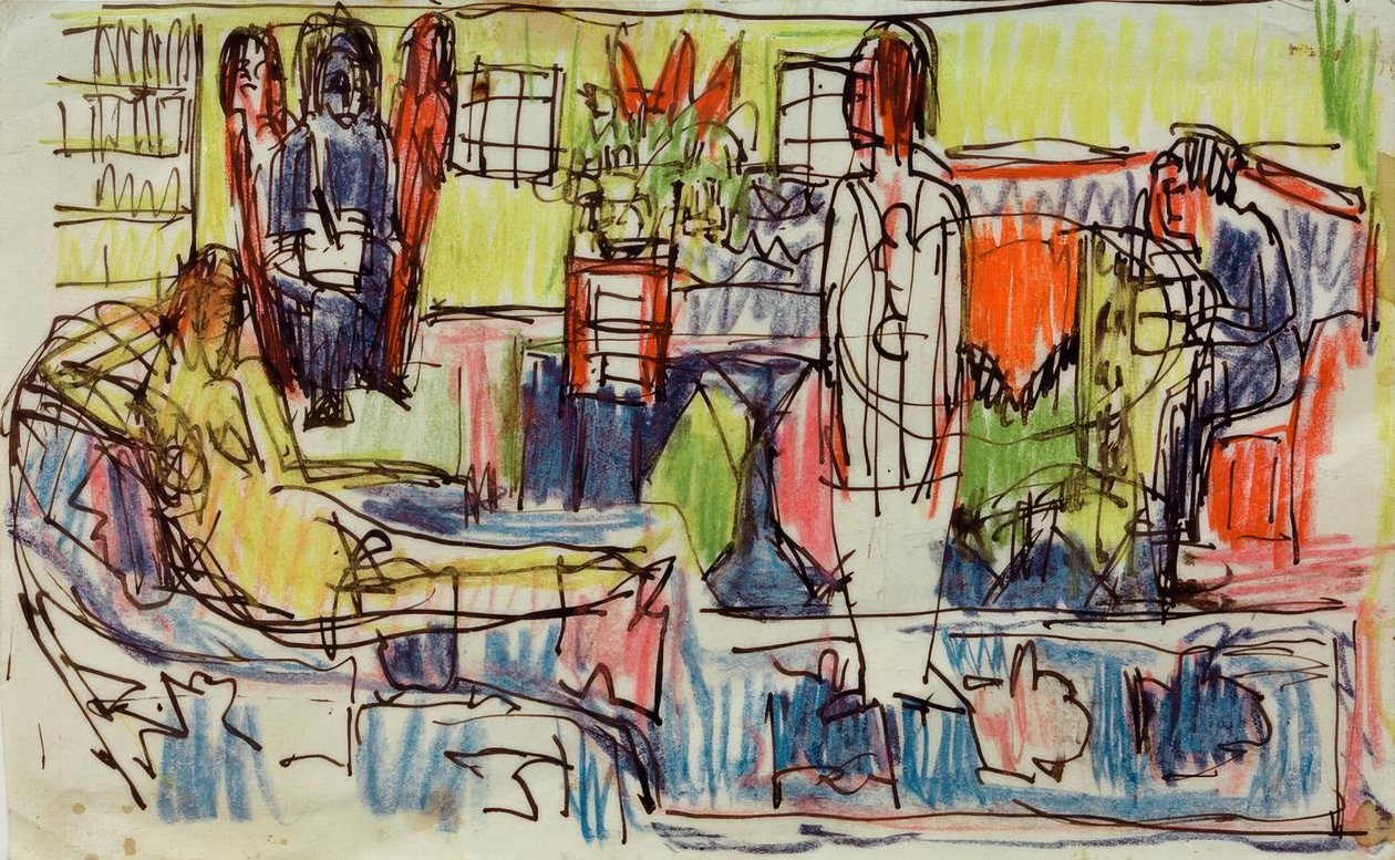 Moderni boheemi tekijältä Ernst Ludwig Kirchner
