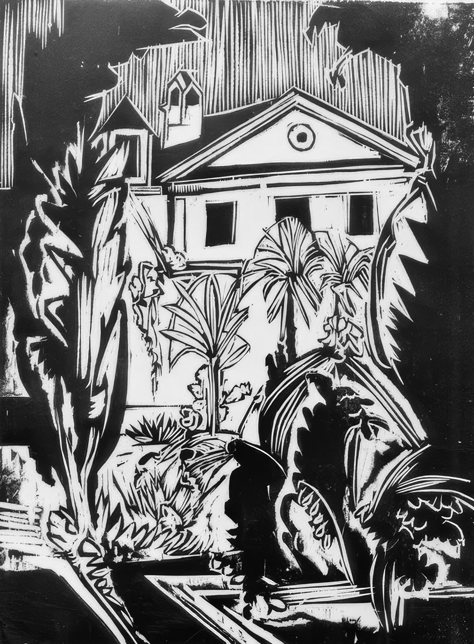 Botanischer Garten (Jena) tekijältä Ernst Ludwig Kirchner
