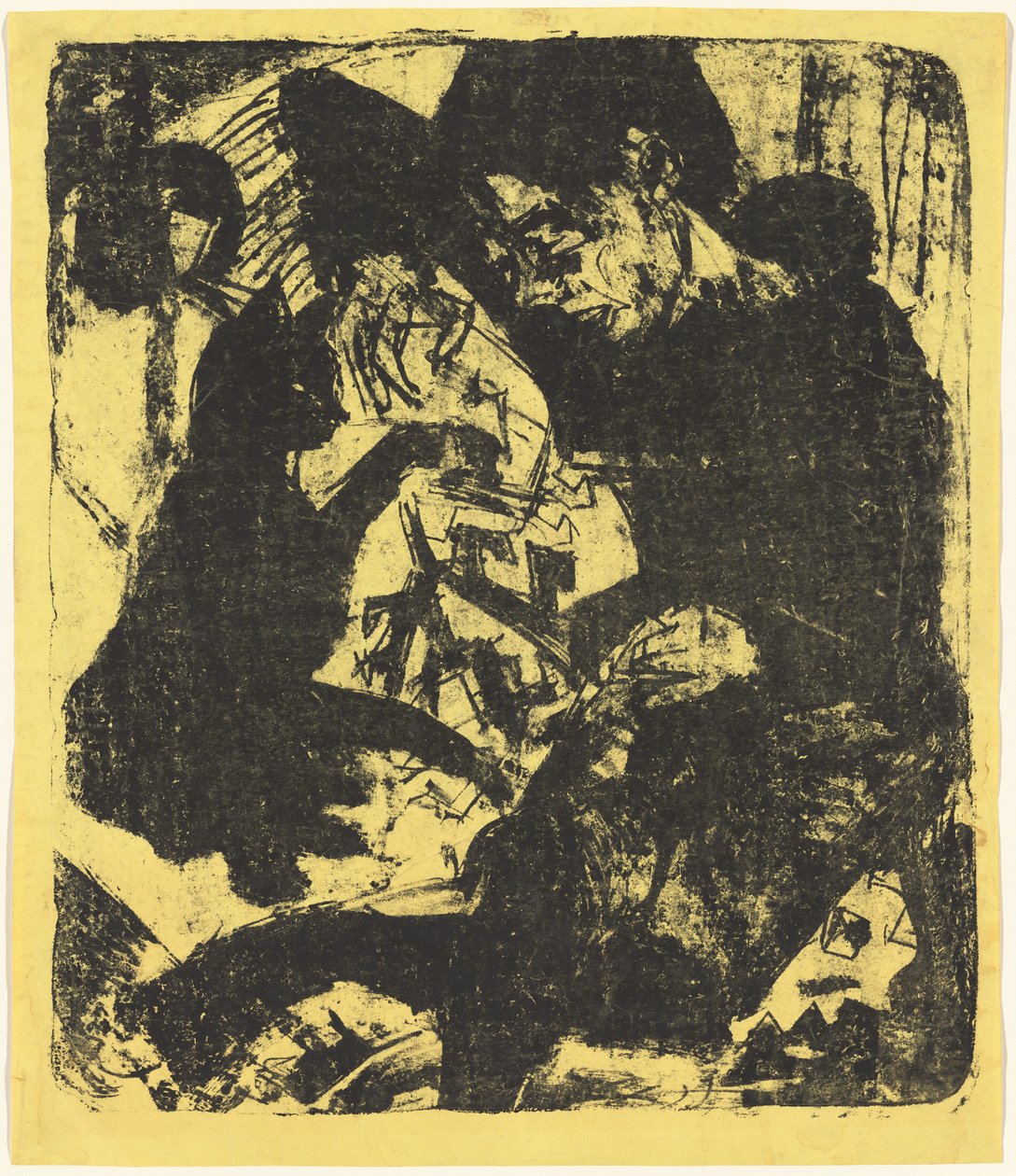 Junge mit Katze tekijältä Ernst Ludwig Kirchner