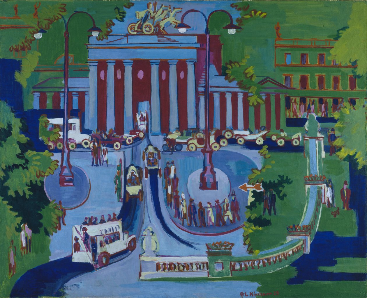 Brandenburgin portti tekijältä Ernst Ludwig Kirchner
