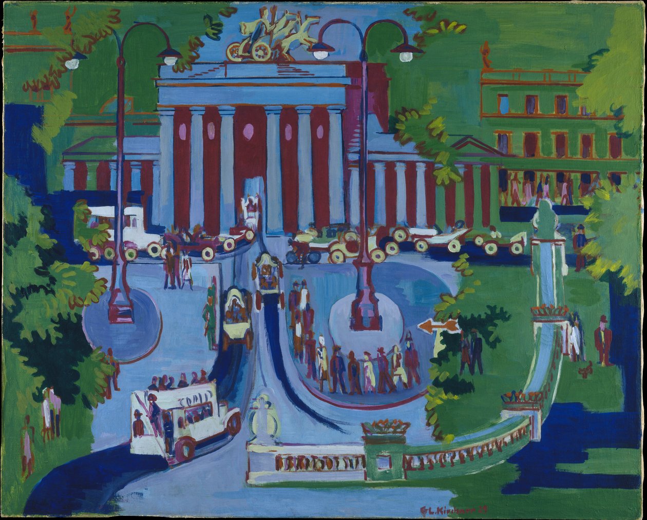 Brandenburgin portti tekijältä Ernst Ludwig Kirchner
