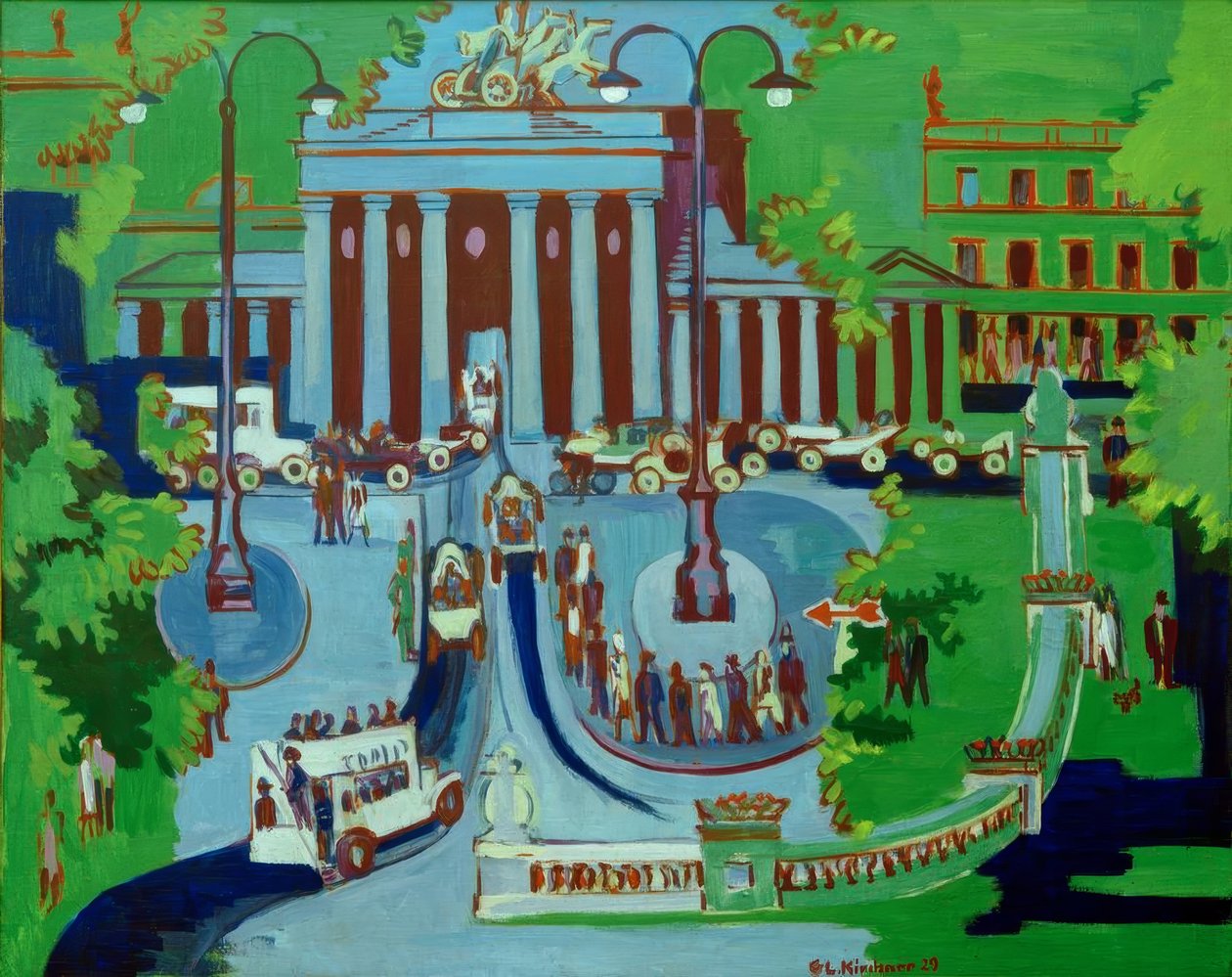 Brandenburger Tor, Berliini tekijältä Ernst Ludwig Kirchner