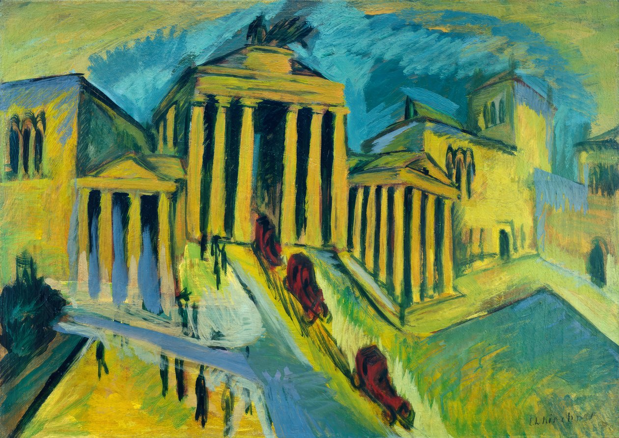 Brandenburgin portti, Berliini tekijältä Ernst Ludwig Kirchner