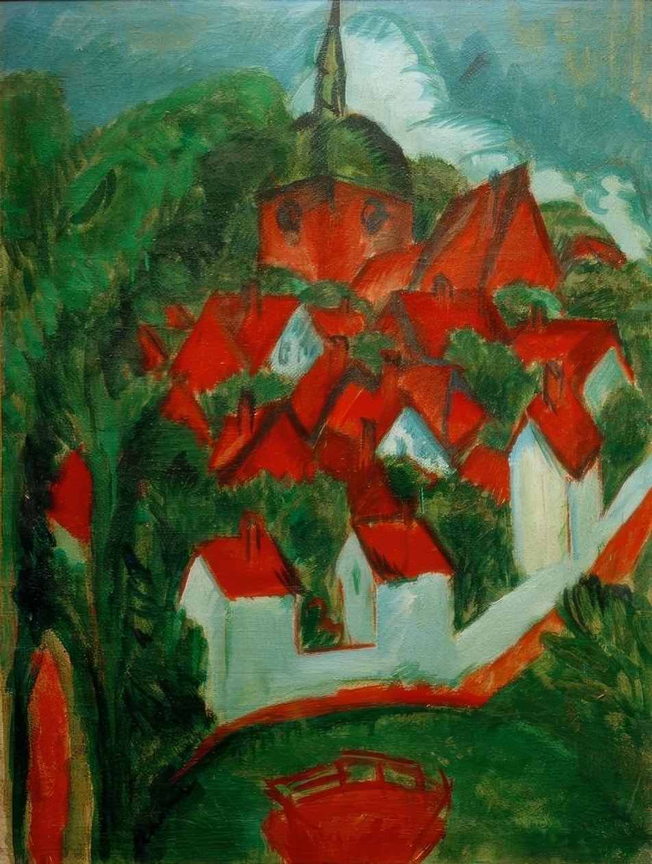 Linna Fehmarnissa tekijältä Ernst Ludwig Kirchner
