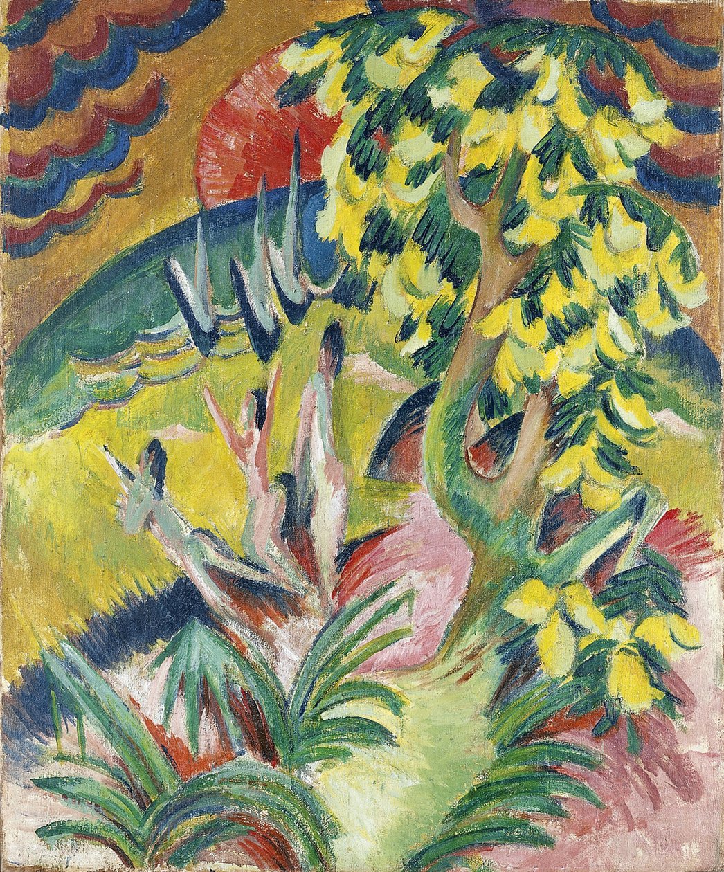 Curving Bay, c. 1914 tekijältä Ernst Ludwig Kirchner