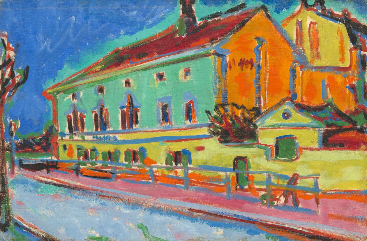 Tanssisali Bellevue, 1909-10 tekijältä Ernst Ludwig Kirchner