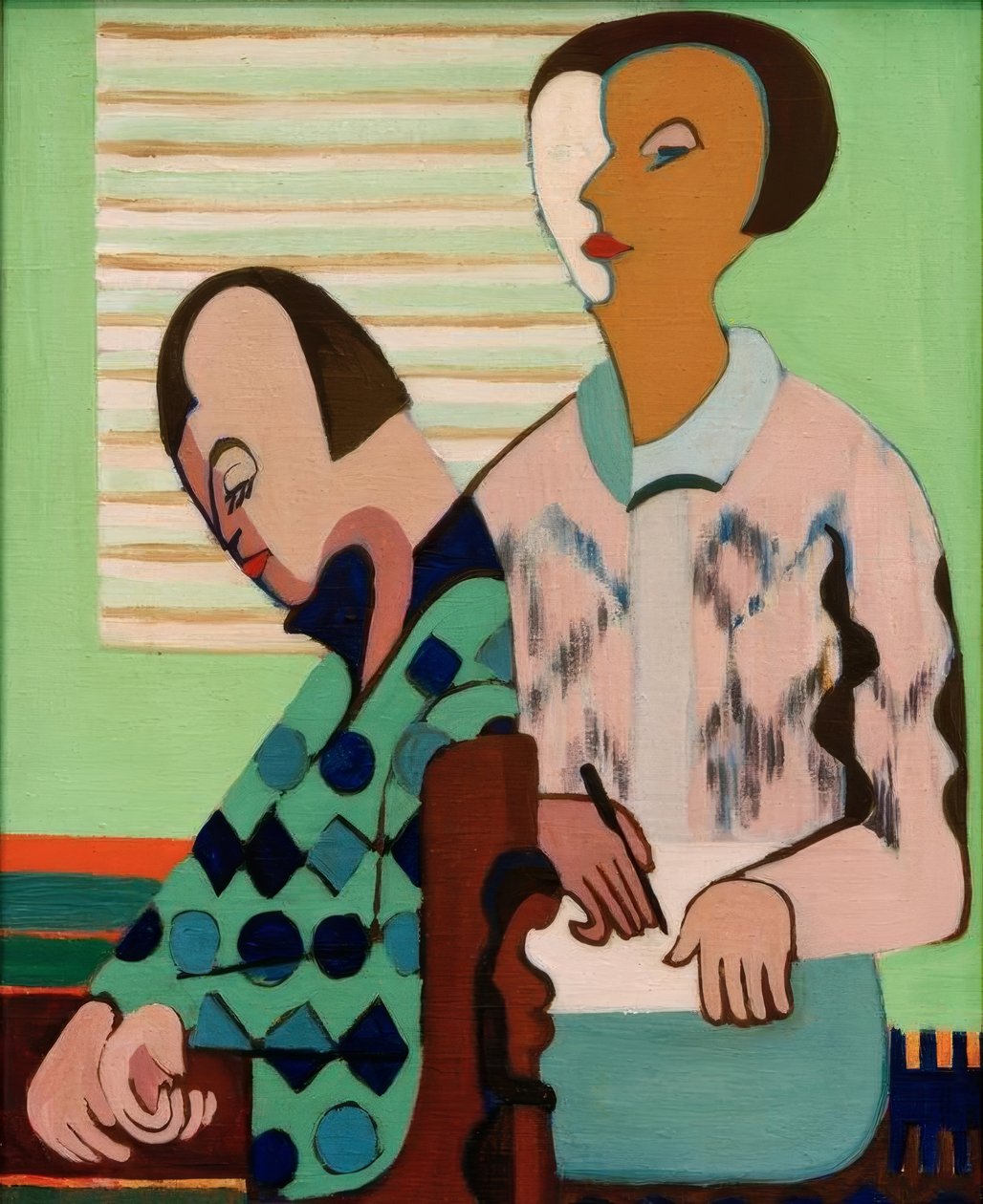 Pari. Omakuva Ernan kanssa tekijältä Ernst Ludwig Kirchner