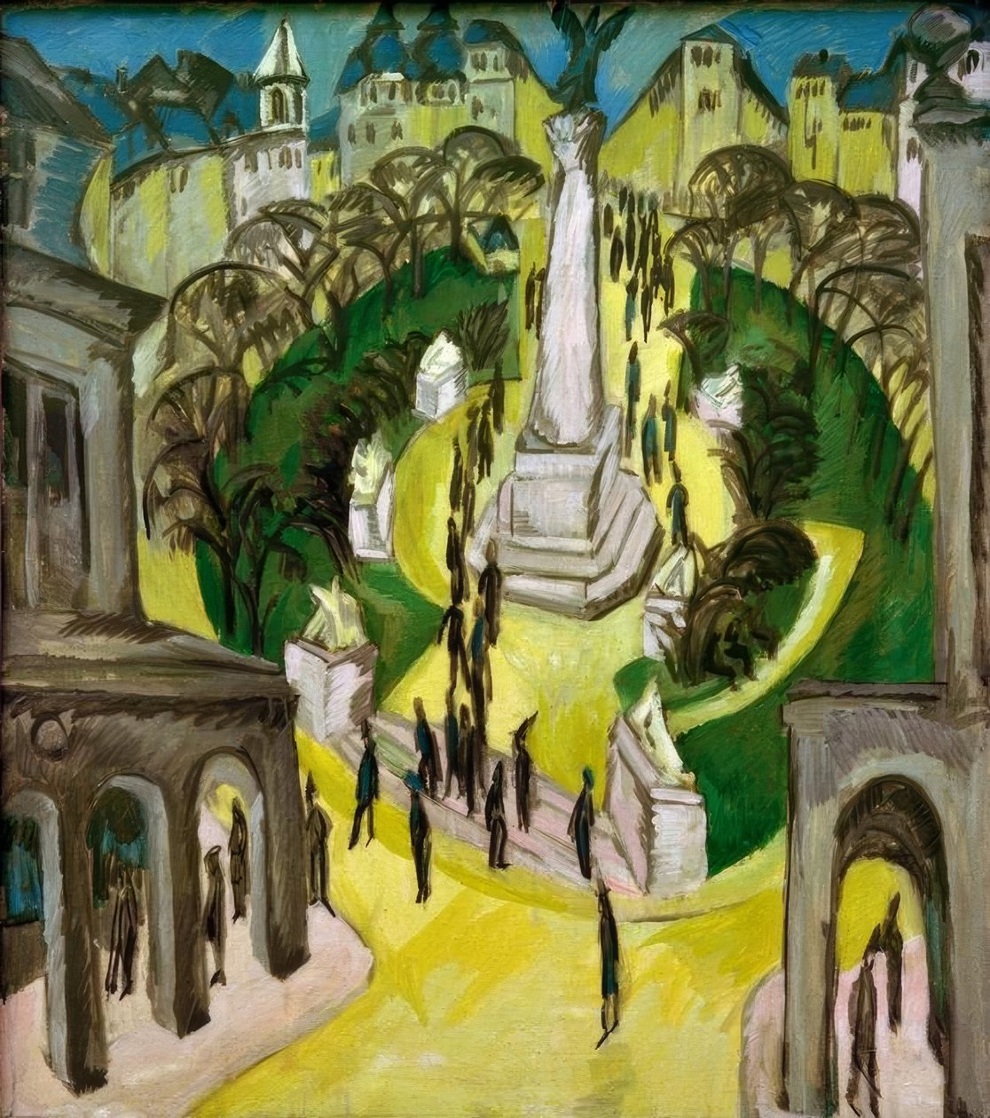 Das Rondell tekijältä Ernst Ludwig Kirchner