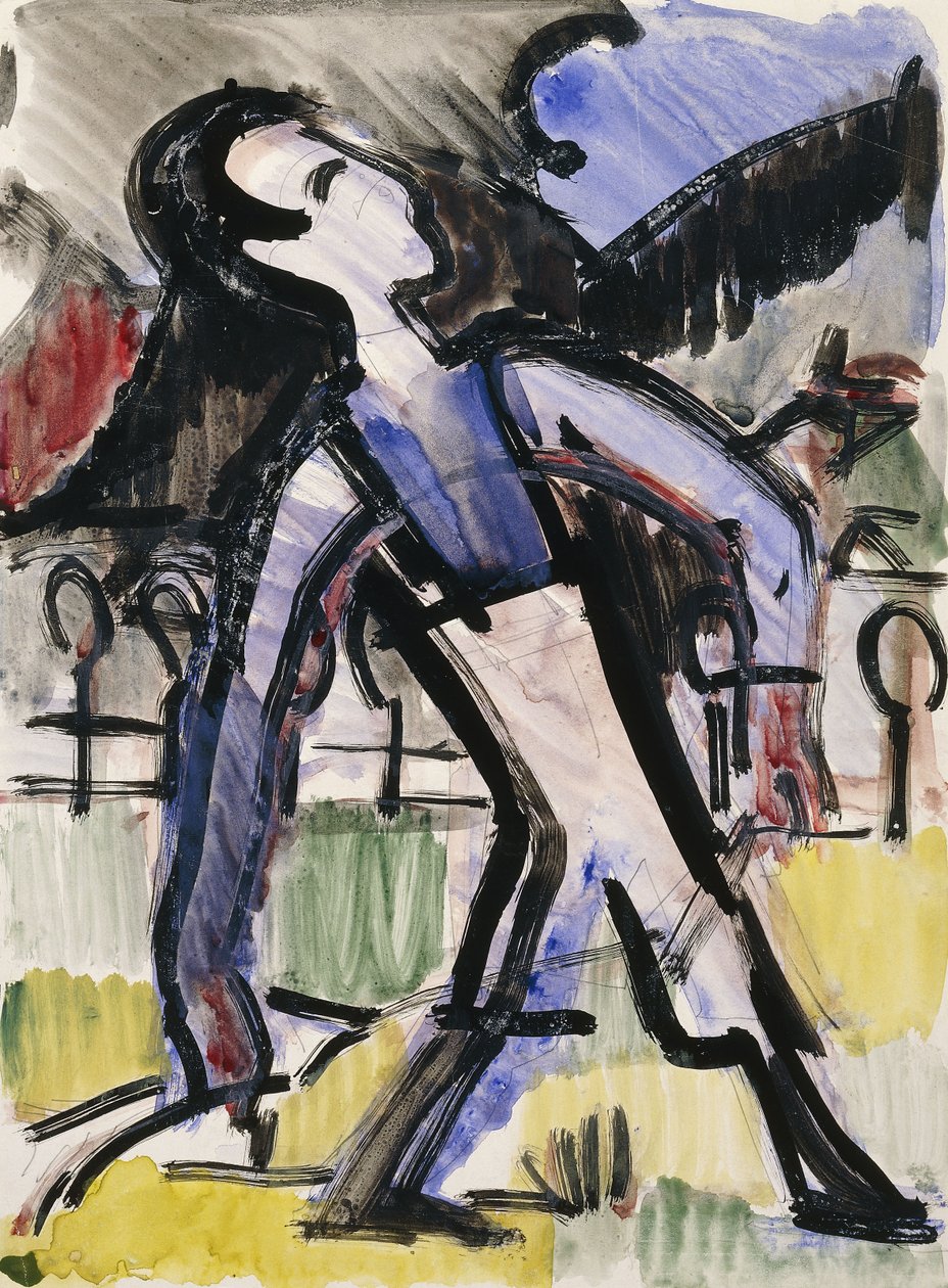 Davos-hahmo, 1924 tekijältä Ernst Ludwig Kirchner