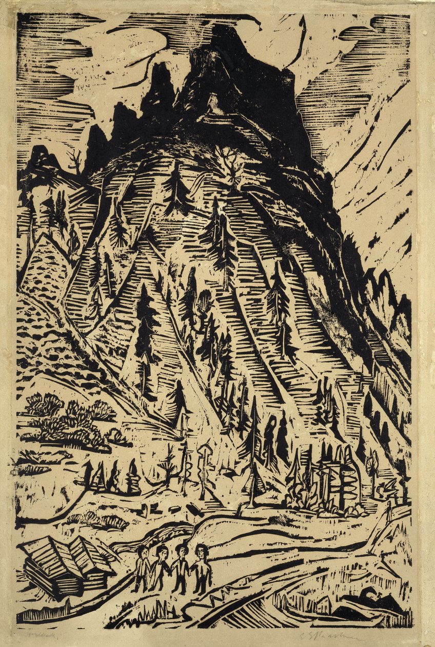Vuori tekijältä Ernst Ludwig Kirchner