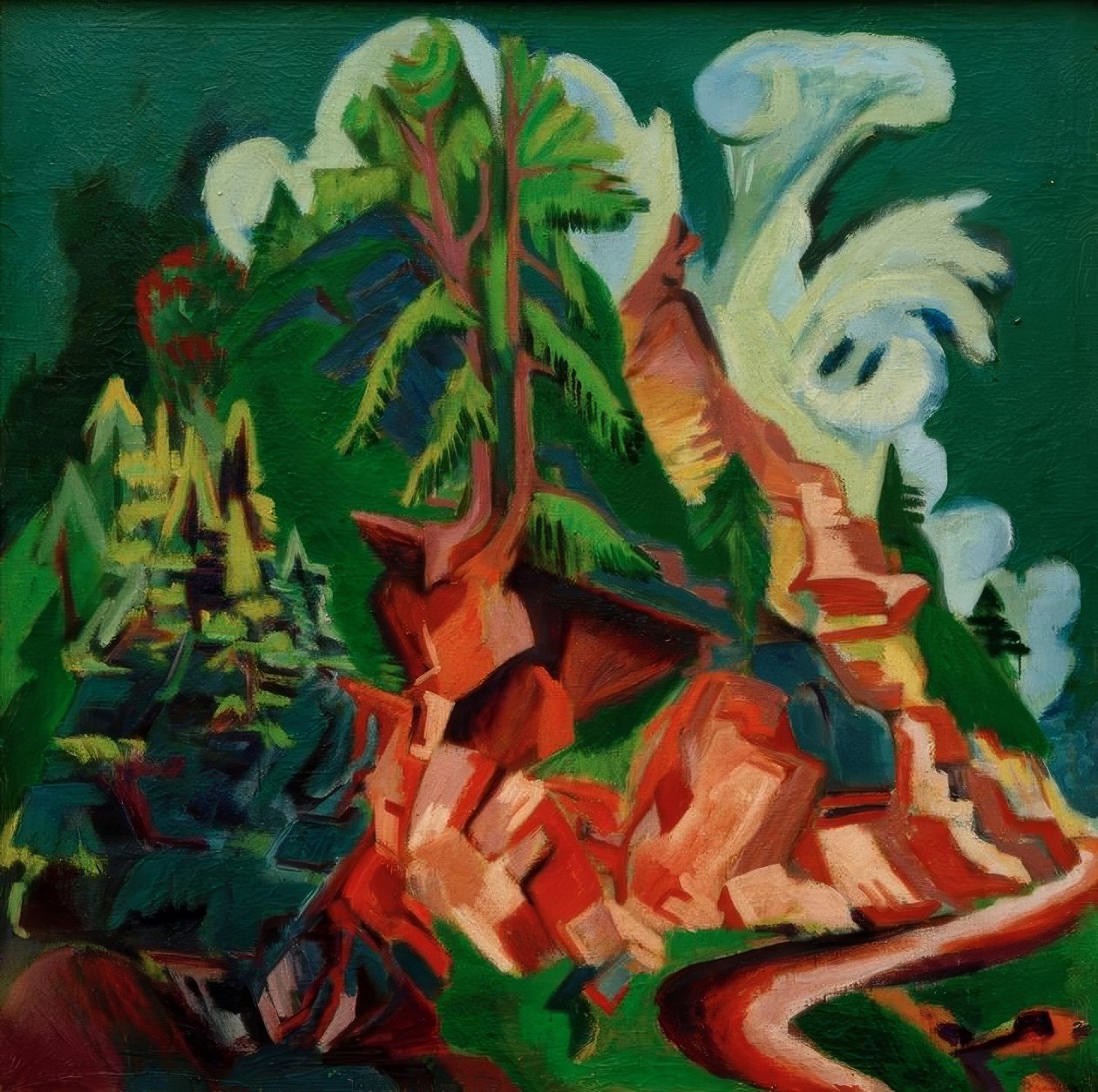 Vuori. Tie Stafeliin tekijältä Ernst Ludwig Kirchner