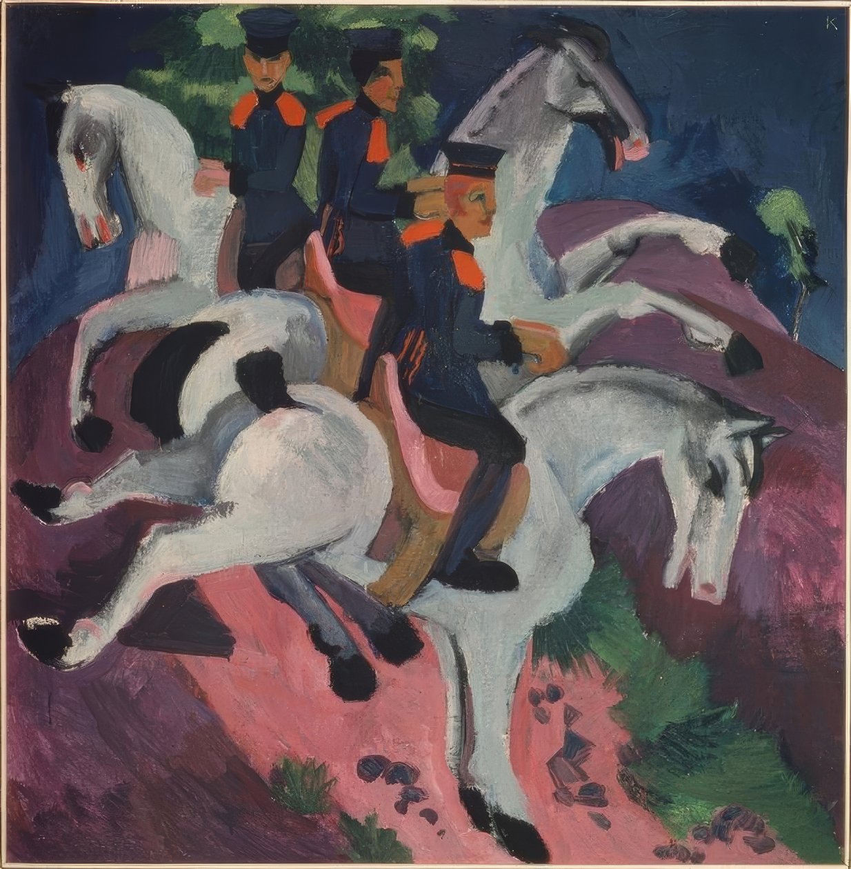Die Reitschule tekijältä Ernst Ludwig Kirchner