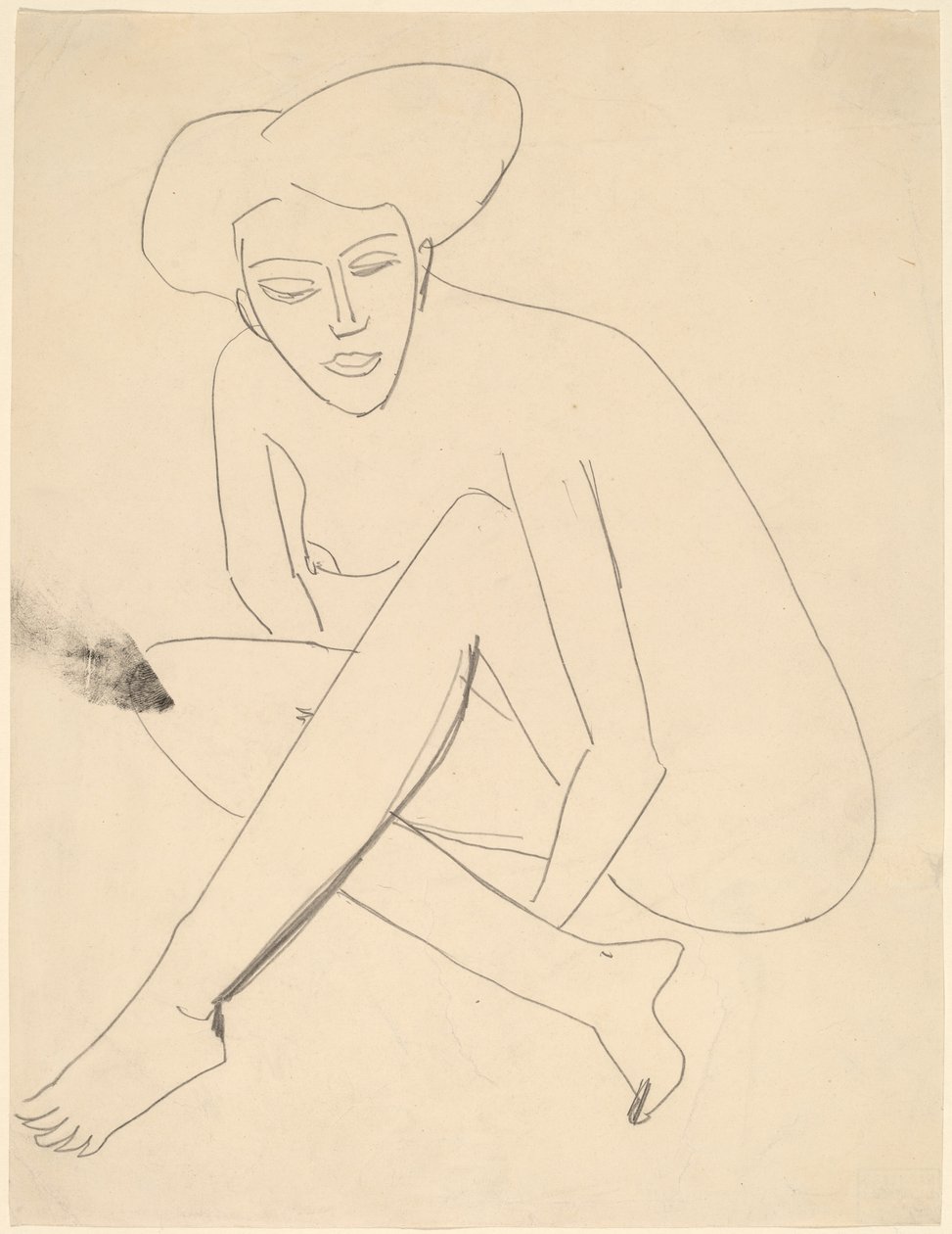 Dodo istuu tekijältä Ernst Ludwig Kirchner