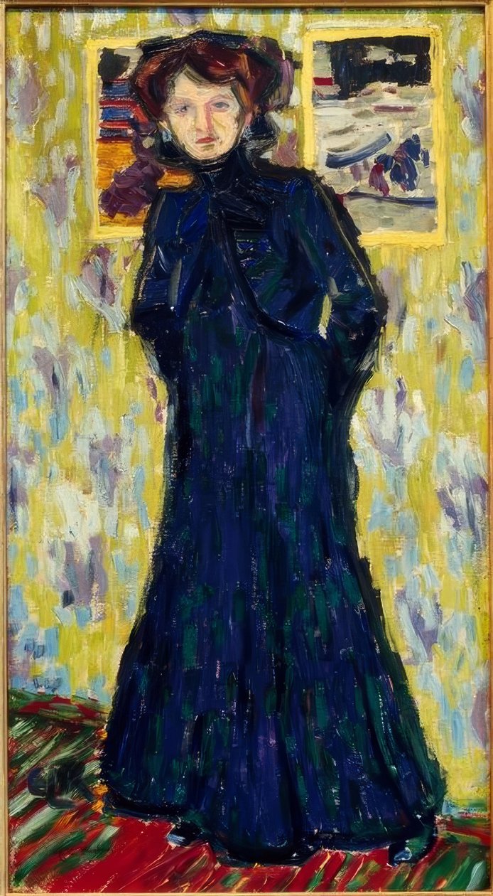 Doris, stehend tekijältä Ernst Ludwig Kirchner