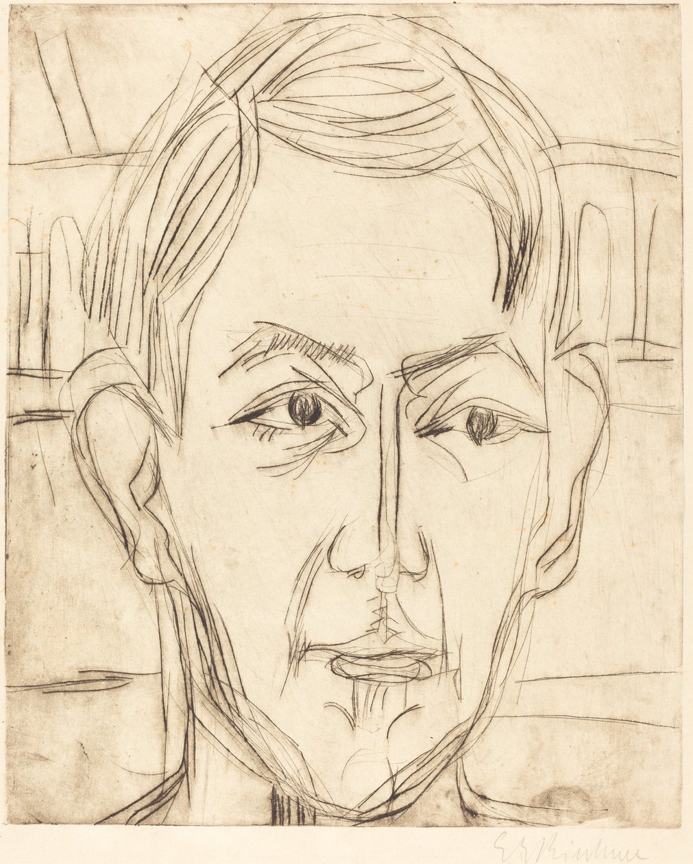 Tri Hans Bütow tekijältä Ernst Ludwig Kirchner