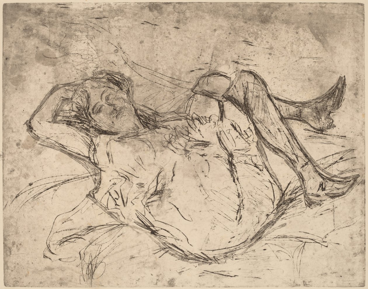 Unelmoitava Tyttö tekijältä Ernst Ludwig Kirchner