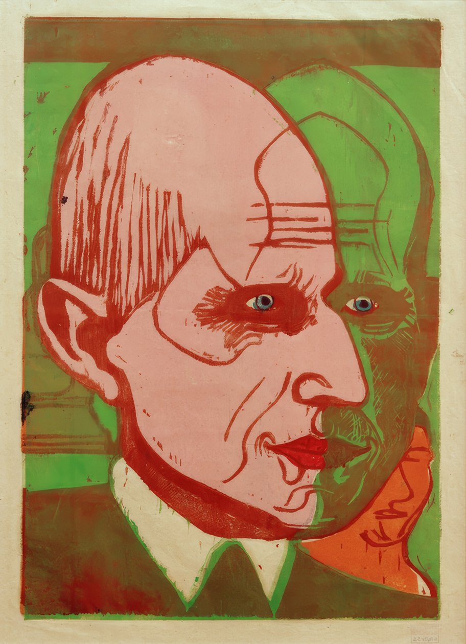 E.L.Kirchner, tohtori Frédéric Bauer tekijältä Ernst Ludwig Kirchner