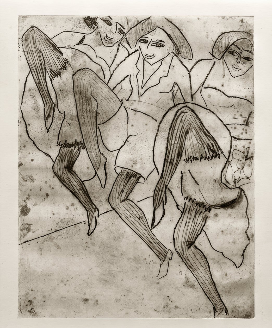 E.L. Kirchner, Hampurin tanssijat tekijältä Ernst Ludwig Kirchner