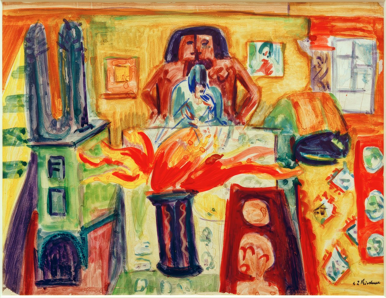 E.L.Kirchner, Tulpenin sisustus tekijältä Ernst Ludwig Kirchner