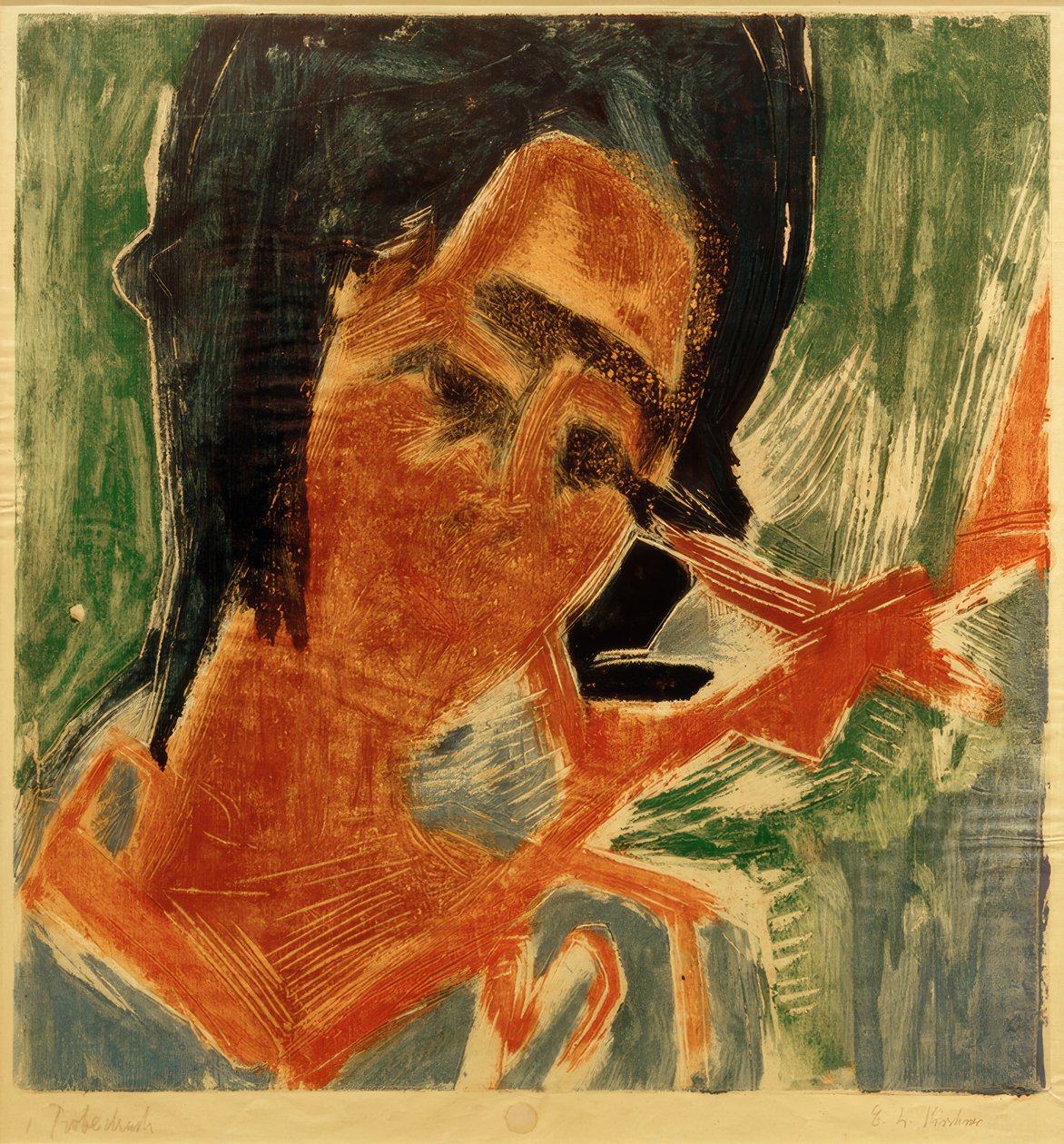 E.L.Kirchner, Nuori tyttö tekijältä Ernst Ludwig Kirchner