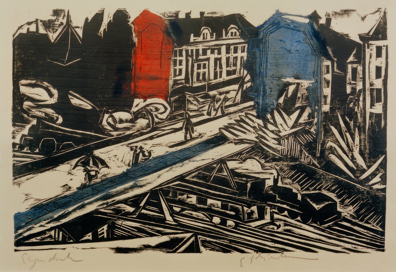 E.L. Kirchner, Wannseebahnin ylikulkusilta tekijältä Ernst Ludwig Kirchner