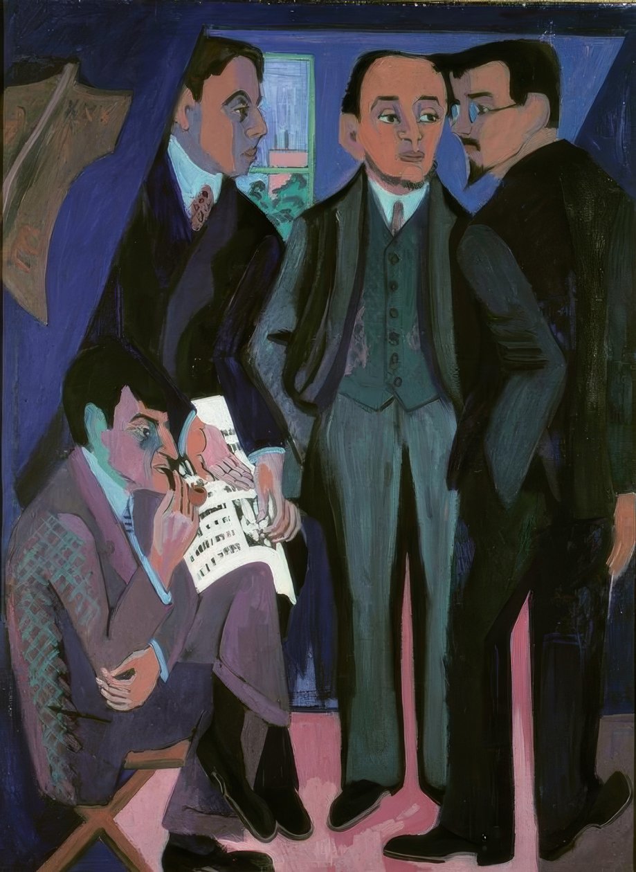 Eine Künstlergemeinschaft tekijältä Ernst Ludwig Kirchner