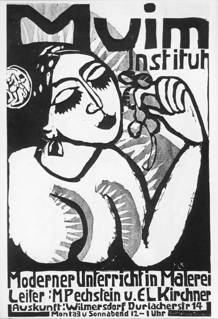 Ernst Ludwig Kirchner: Muim Institute ... (puupiirros) tekijältä Ernst Ludwig Kirchner