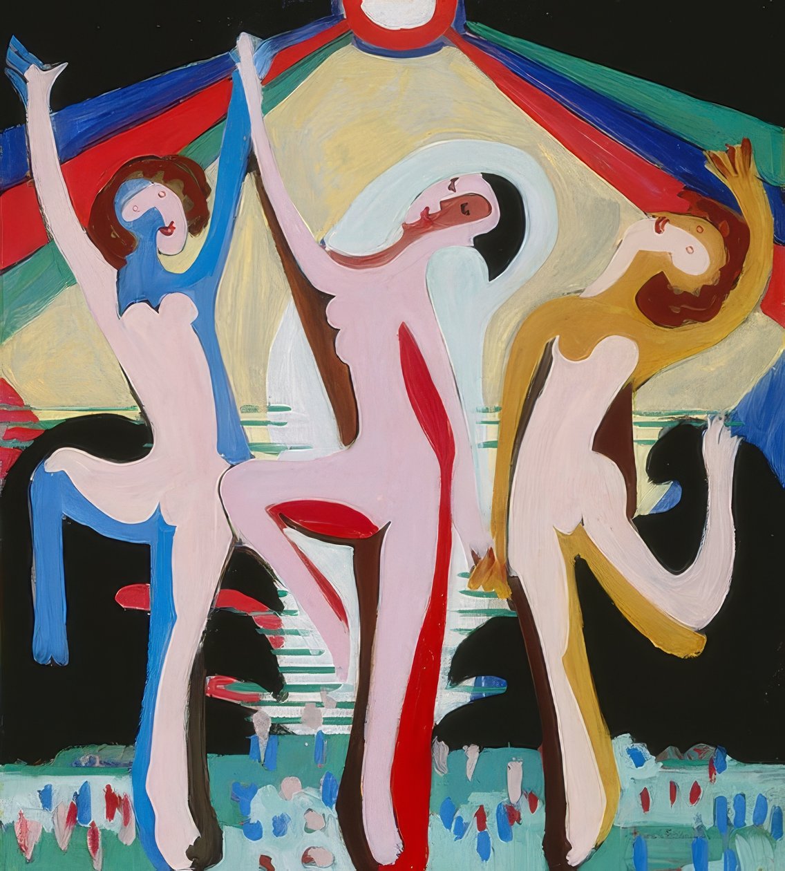 Väritanssi tekijältä Ernst Ludwig Kirchner