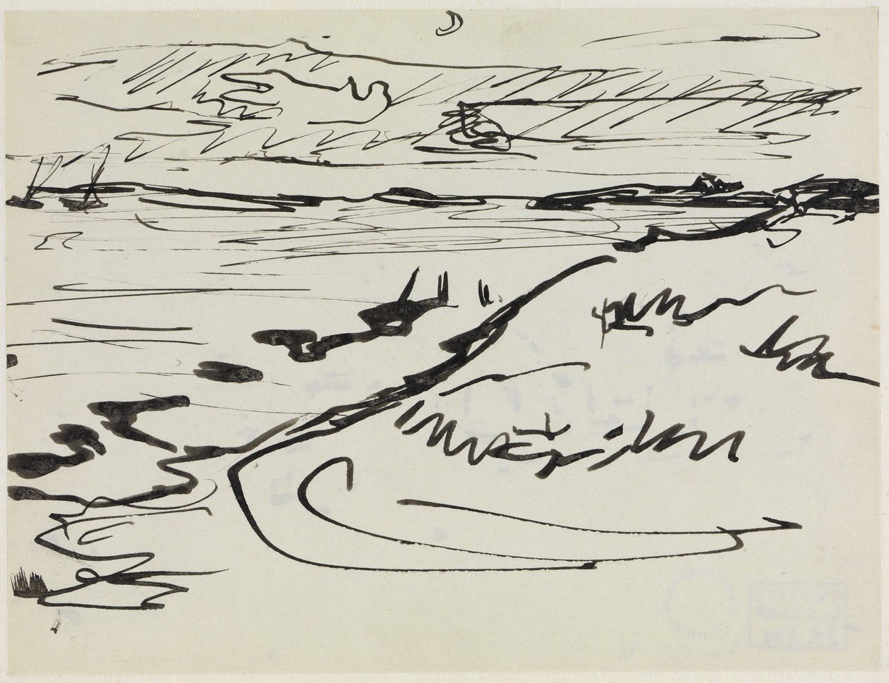 Fehmarnin rannikko tekijältä Ernst Ludwig Kirchner