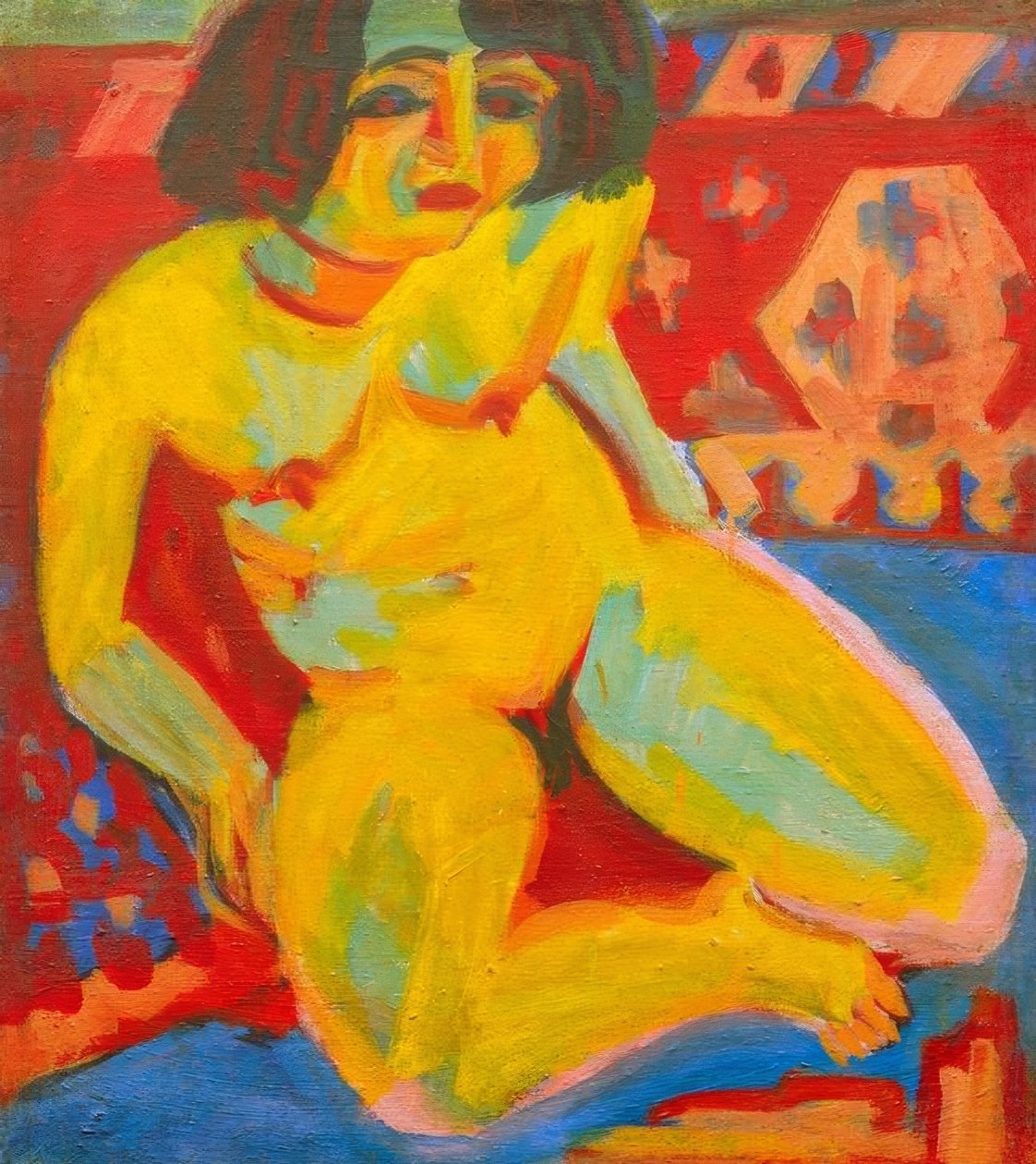 Nainen alaston (dodo) tekijältä Ernst Ludwig Kirchner