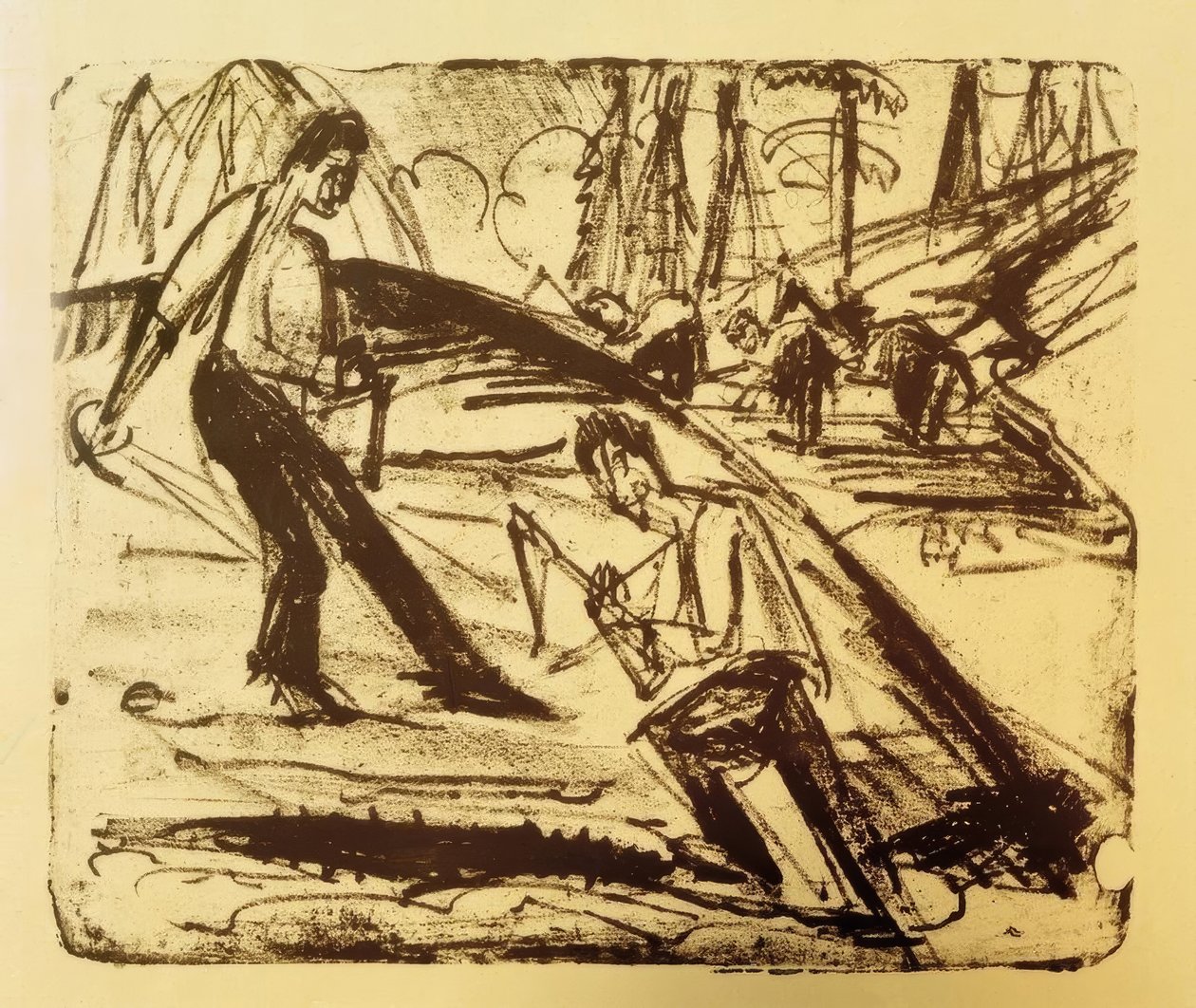 Kevättyöt tekijältä Ernst Ludwig Kirchner