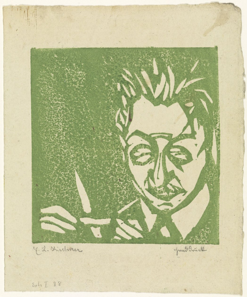 Lasinpuhaltaja (Walter Kirchner) tekijältä Ernst Ludwig Kirchner
