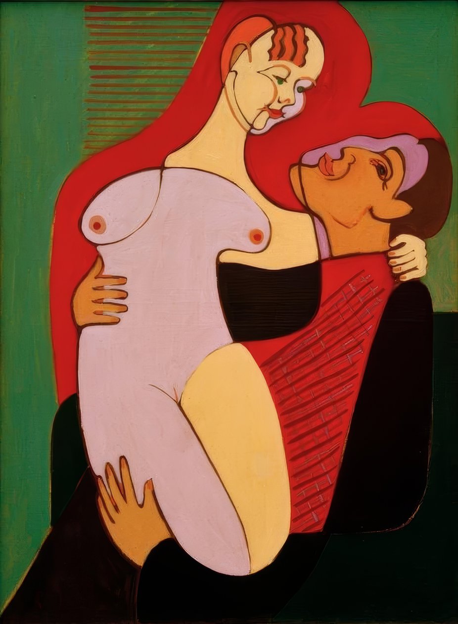 Suuret rakastajat (aviopari Hembus) tekijältä Ernst Ludwig Kirchner