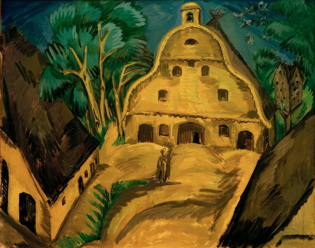 Gut Staberhof Fehmarn I:ssä tekijältä Ernst Ludwig Kirchner