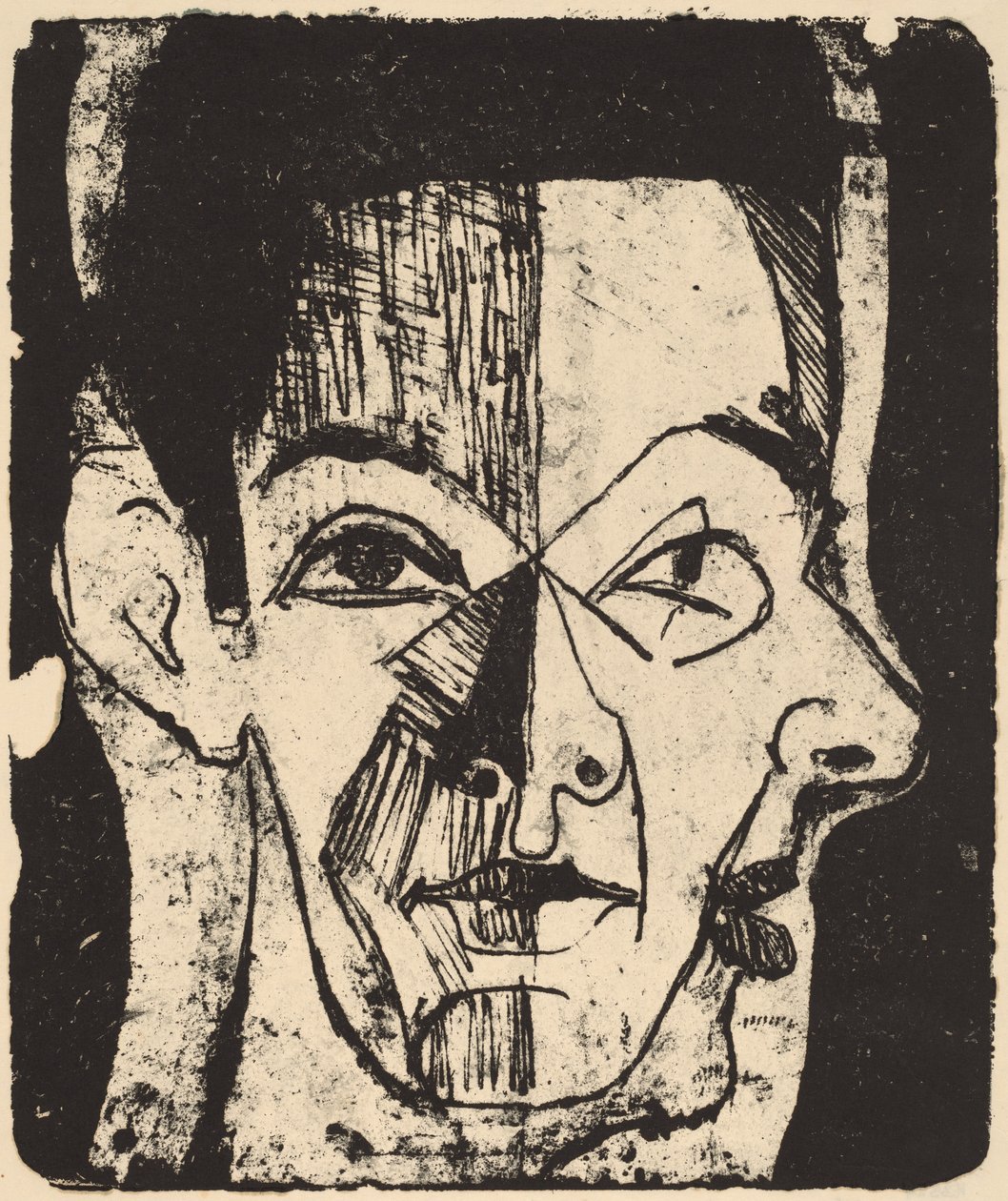 Pään tutkimus tekijältä Ernst Ludwig Kirchner