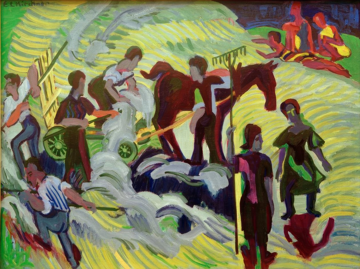 Heinänteko tekijältä Ernst Ludwig Kirchner