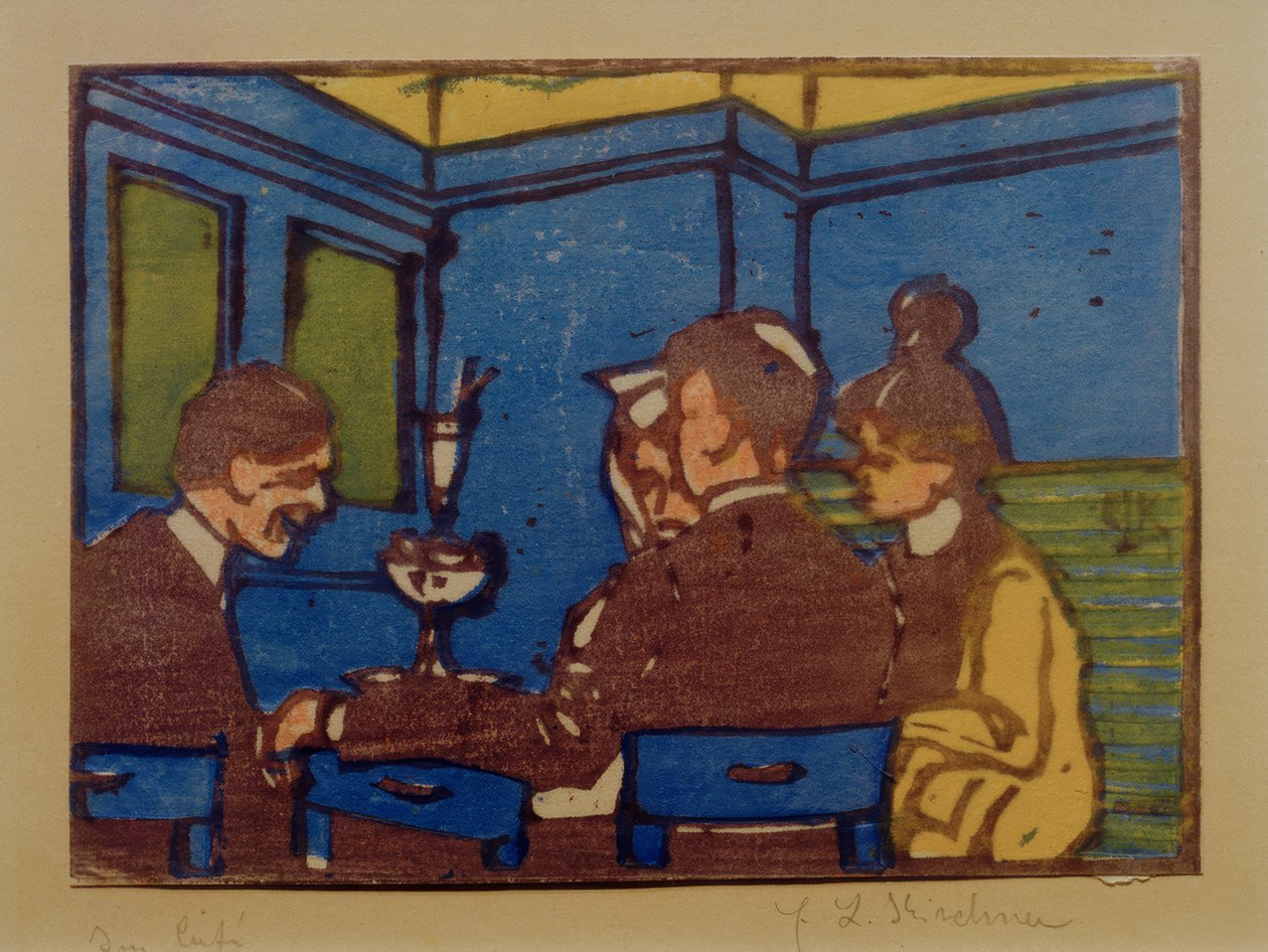 Olen Café II tekijältä Ernst Ludwig Kirchner