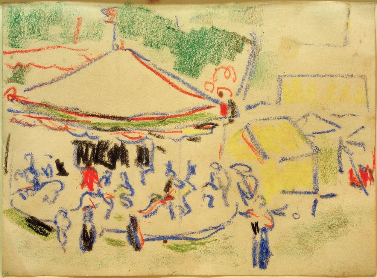 Karuselli tekijältä Ernst Ludwig Kirchner